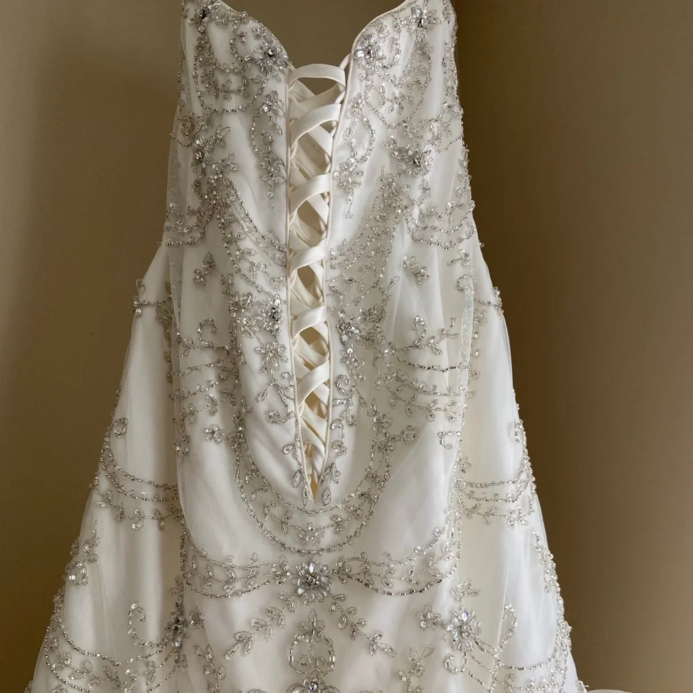 Sottero and Midgley Ivory Raquelle 72743 Wedding Dress w/Mermaid Silhouette - Picture 11 of 16